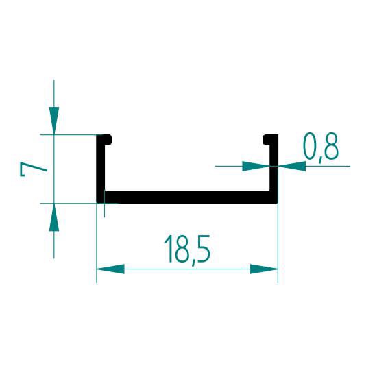 123 18 MM EŞİKSİZ PROFİLİ