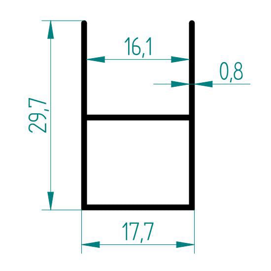 125 M2 18 MM PLİSE KASA PROFİLİ