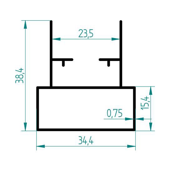 119 M5 PLİSE KASA PROFİLİ