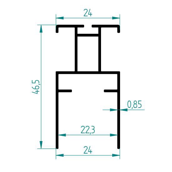 176 M4 PLİSE KANAT PROFİLİ
