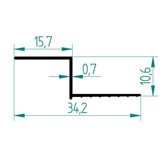 2502 Z PROFİLİ KK 15 MM