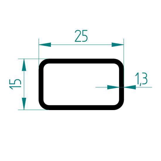 2012 - 25 X 15 X 1.3 OVAL KUTU PROFİLİ