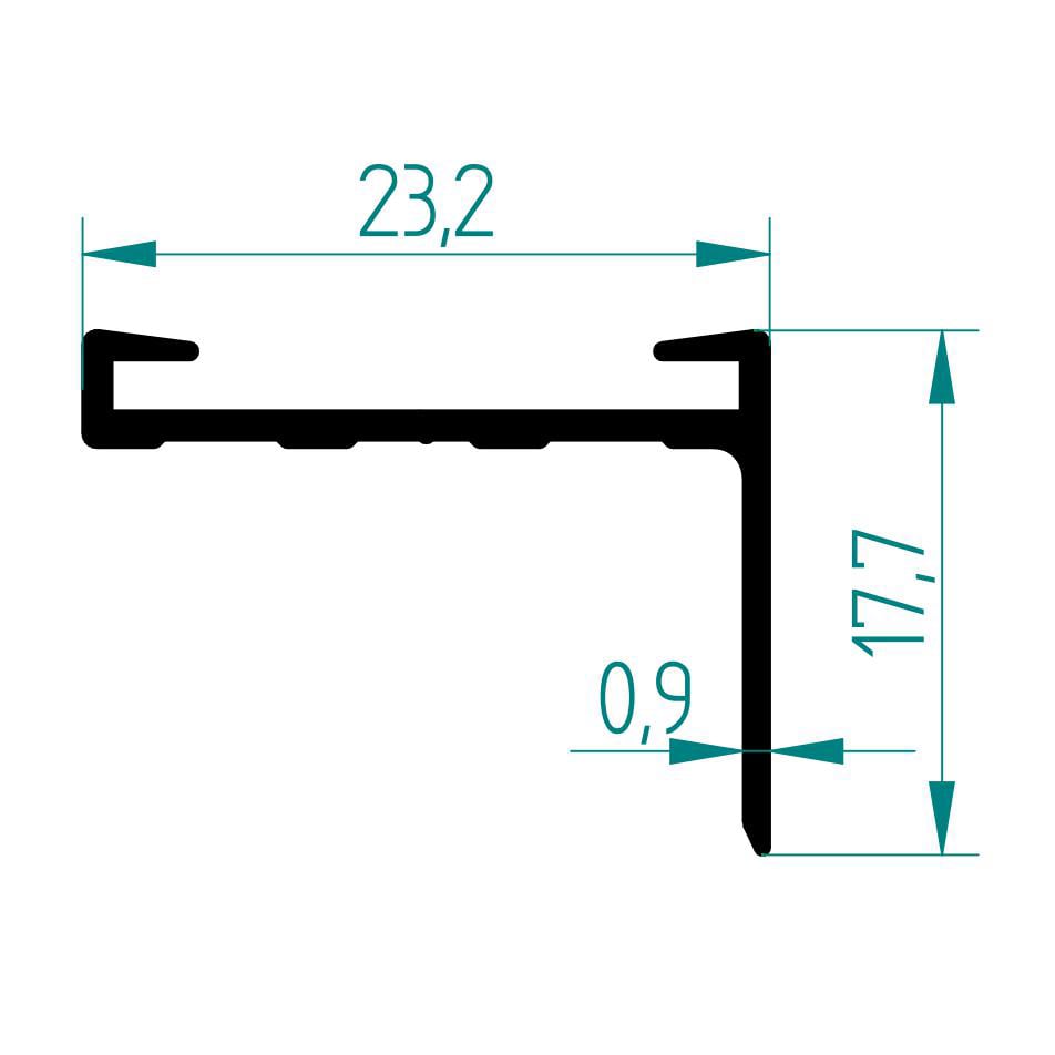 2510 - ALÇIPAN KAPAK PROFİLİ