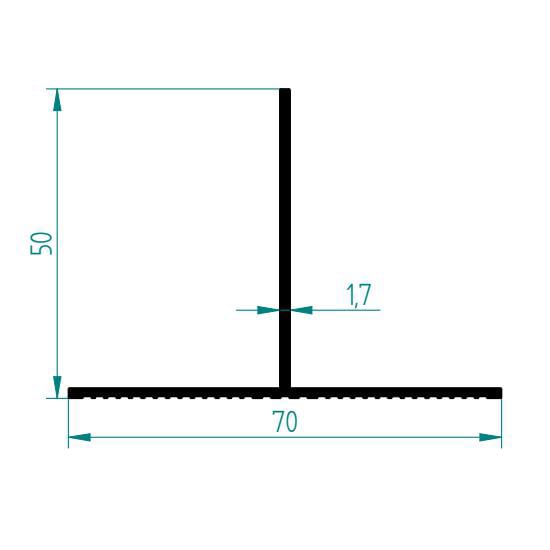 2524 - 70 X 50 T PROFİLİ