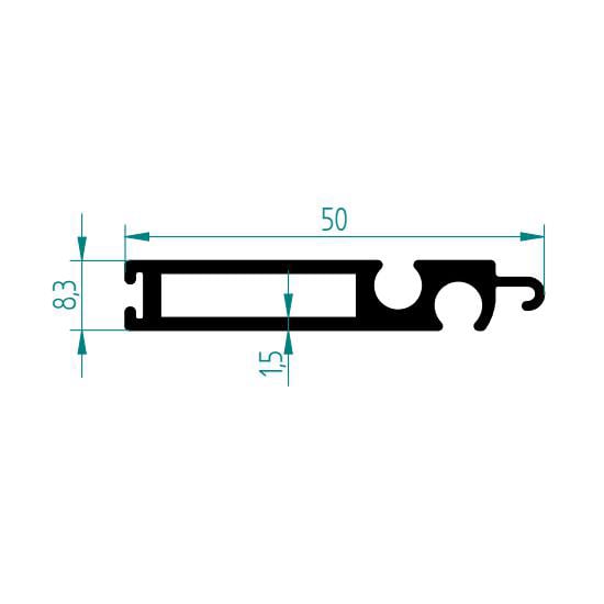 3015 PANJUR KALIN ALT PARÇA 8X50